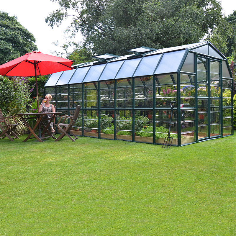 Photos - Greenhouses Canopia 8'x16' Palram  Rion Grand Gardener Large Polycarbonate Greenhouse ( 