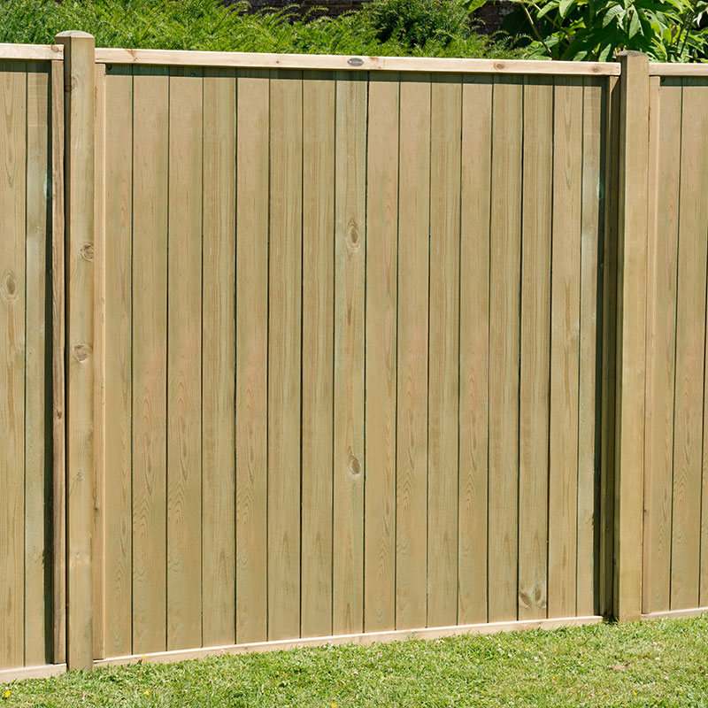 Product photograph of Forest 6 X 5 Pressure Treated Vertical Tongue And Groove Fence Panel 1 83m X 1 52m from Buy Sheds Direct