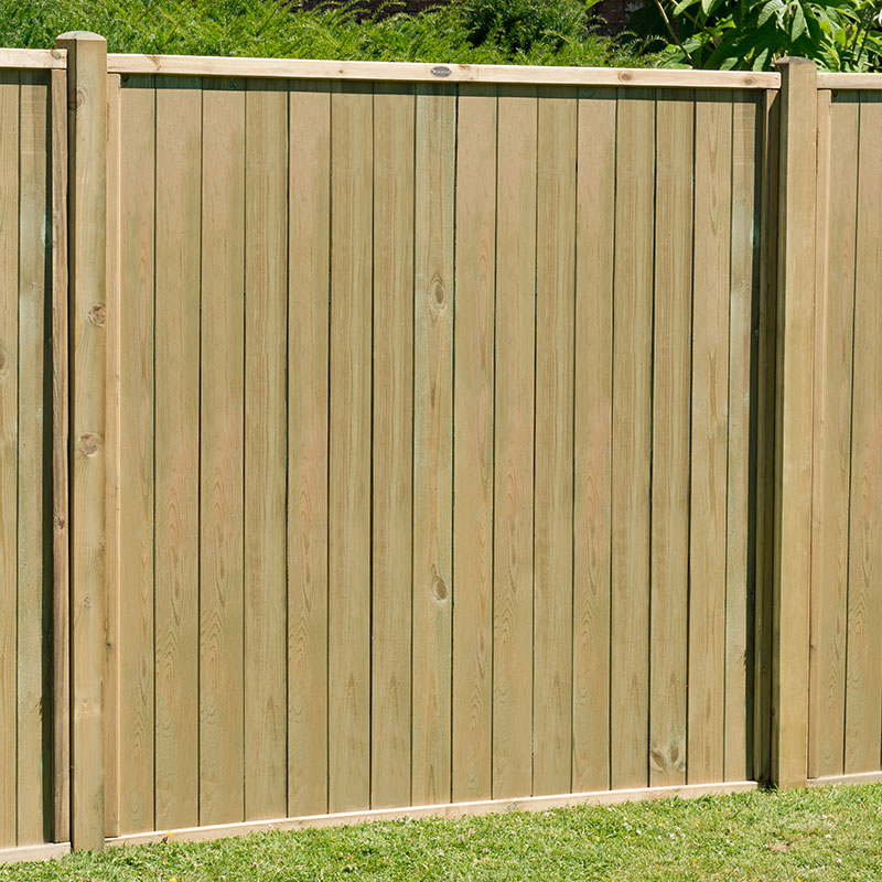 Product photograph of Forest 6 X 6 Pressure Treated Vertical Tongue And Groove Fence Panel 1 83m X 1 83m from Buy Sheds Direct